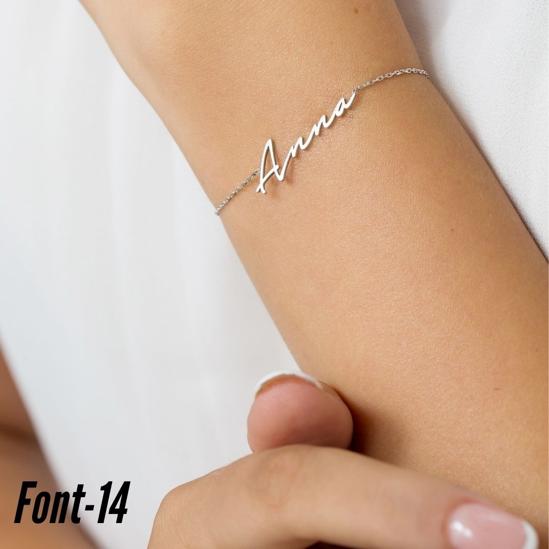 Personalized Bar Bracelet Women Customized Name Bracelet - Temu